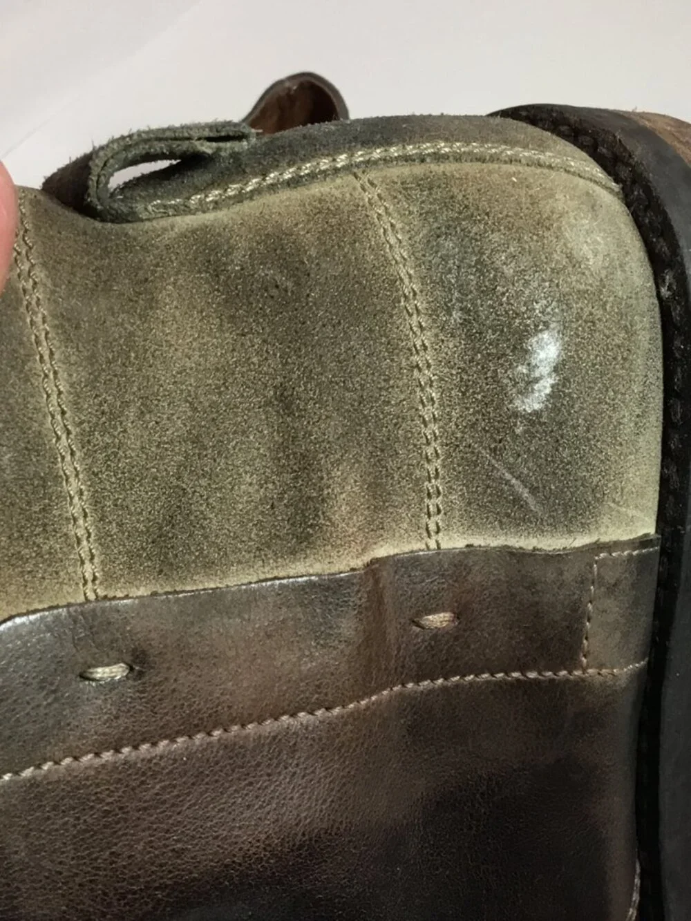 Johnston and Murphy Leather And Suede Chukka Lace Boots Size 12 Made In Italy